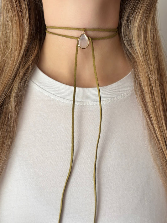 Not your tears - madreperla green